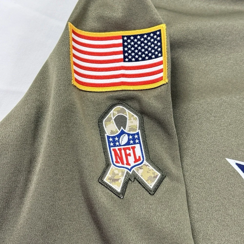 Dallas‎ Cowboys Nike Therma-FIT Salute Service Hoodie 2022 Men's Large Camo NFL